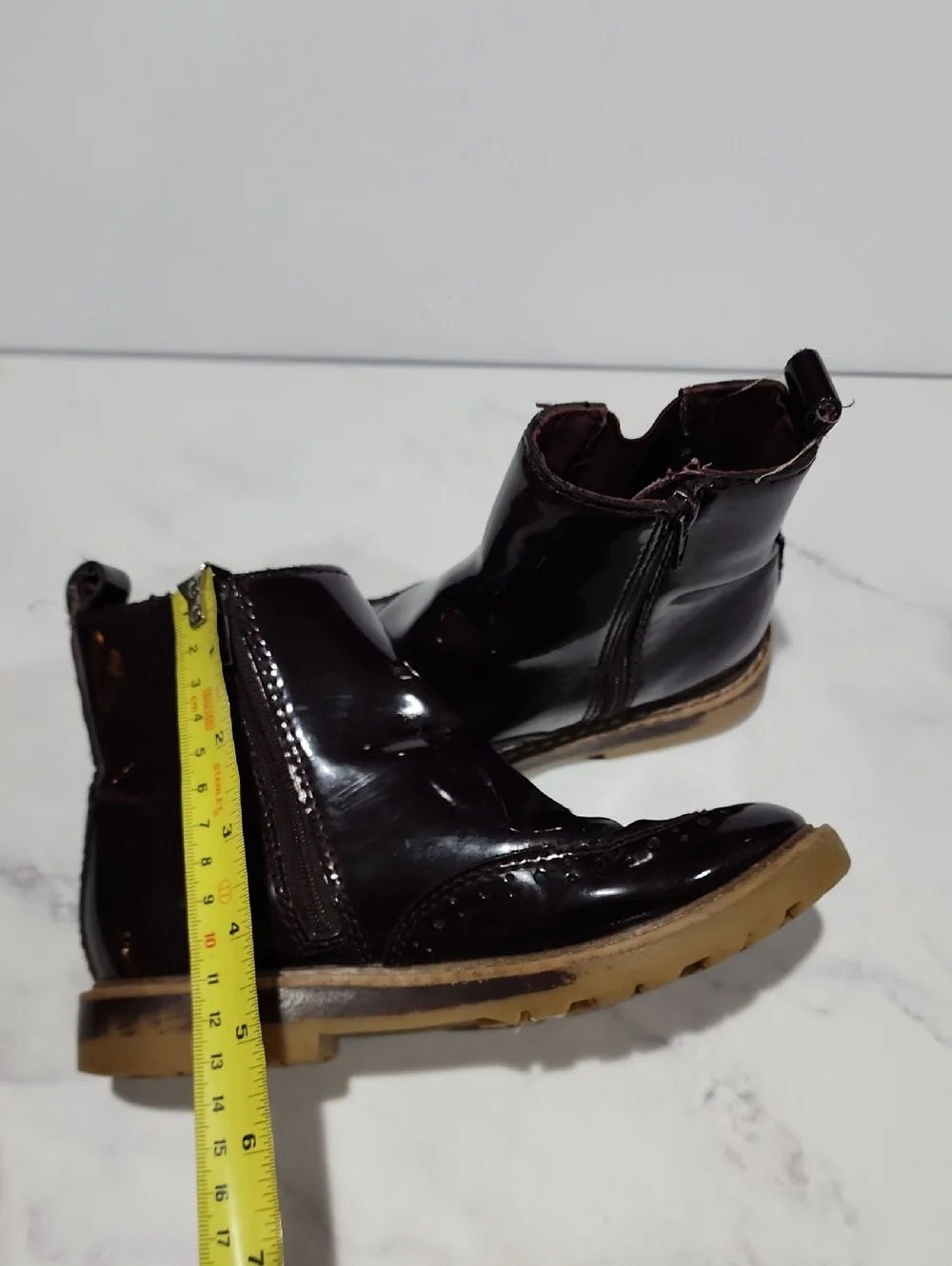 Zara Kids Dark Purple Burgundy Boots